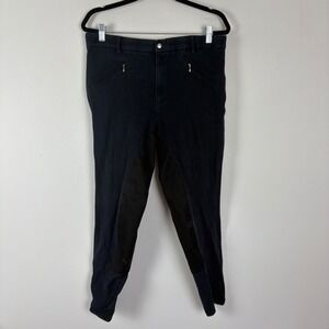 Tuff Rider Womens Horse Riding Breeches Navy Blue Full Seat‎ Equestrian Pants 36
